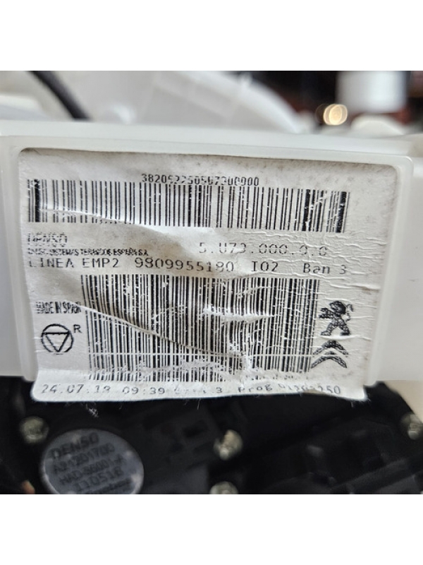 Caixa Ar Forçado Peugeot Expert 2019 2020 2021 2022 2023 024