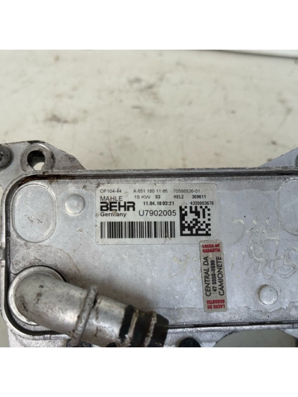 Carcaça Filtro C/ Trocador De Calor Mb Sprinter 415 515 2019