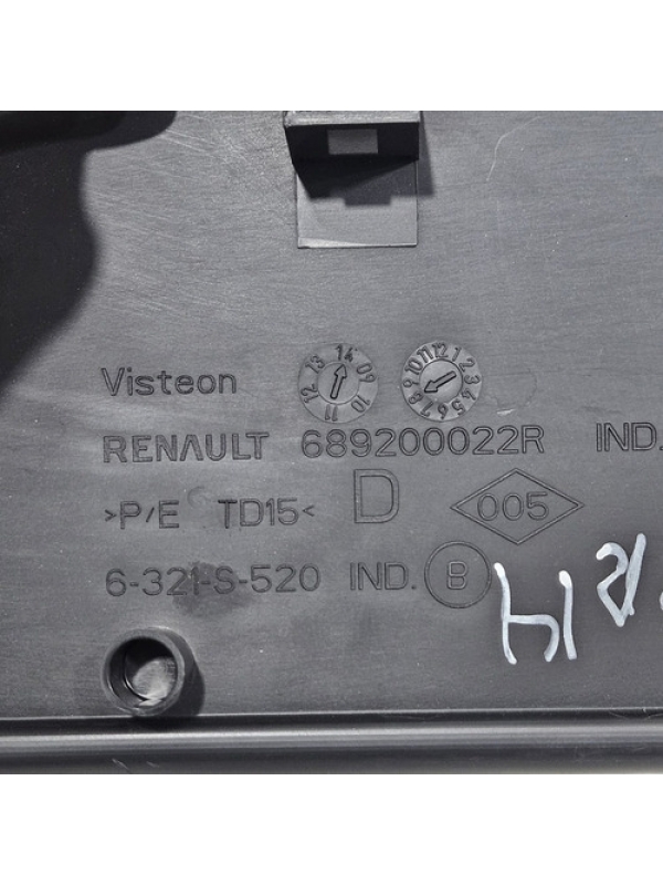 Tampa Acabamento Direito Painel Renault Master 2013 Até 2022