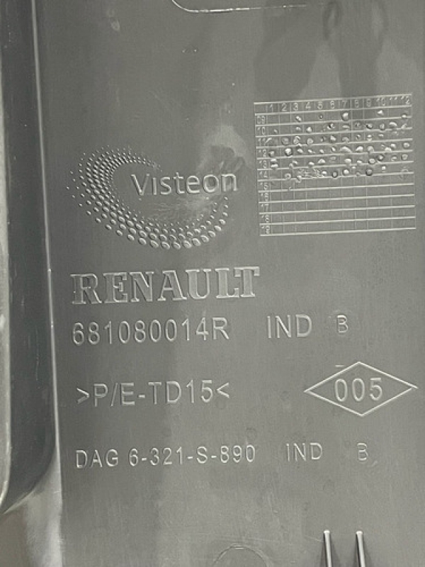 Acabamento Inferior Painel Renault Master 2.3 2013 14 À 2025