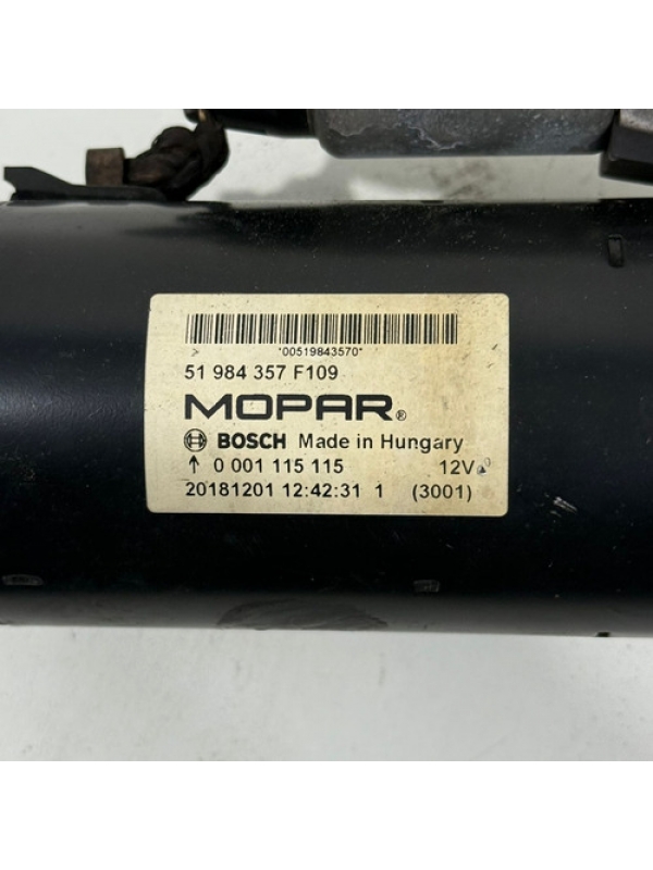 Motor Partida Arranque Fiat Ducato 2.3 2018 2019 2020 À 2022