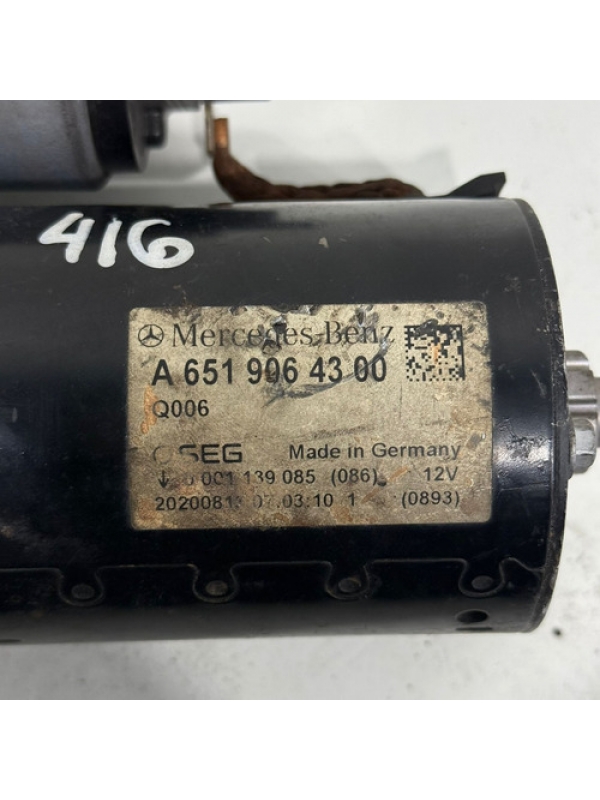 Motor De Arranque Partida Mb Sprinter 516 416 314 2020 À 023