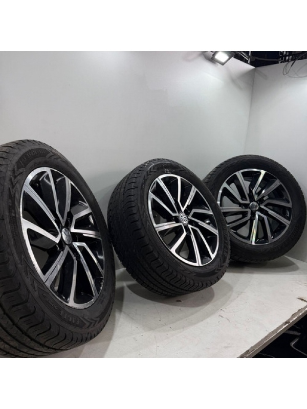 Roda Alumínio Com Pneu Original Volkswagen Aro16 2022 5x100