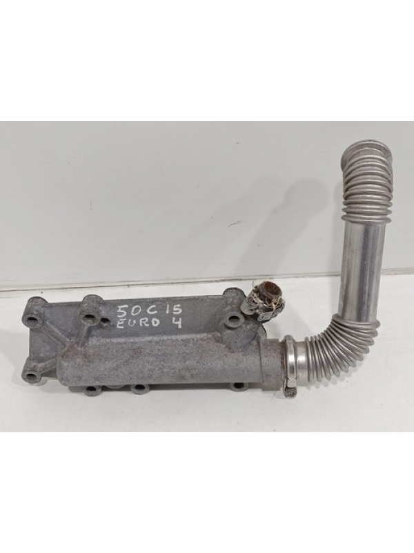 Cano Da Egr E Carcaça Flange D'água Iveco 50c15 Euro 4 2009.