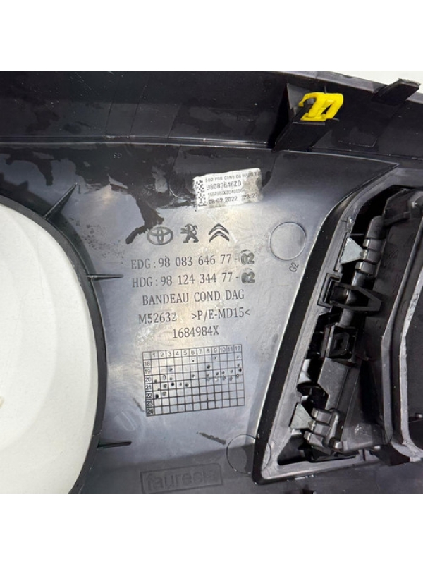 Acabamento Moldura Painel Peugeot Expert Jumpy 2018 À 2024.