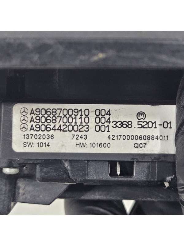 Moldura Painel Pisca Alerta Mb Sprinter 415 515 2013 À 2022.