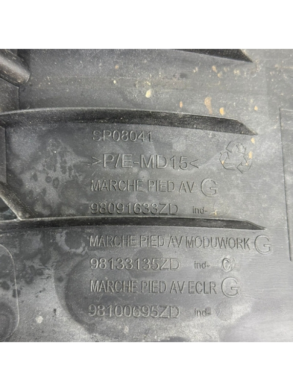 Estribo Porta Dianteira Esquerda Peugeot Expert 2018 À 2024.