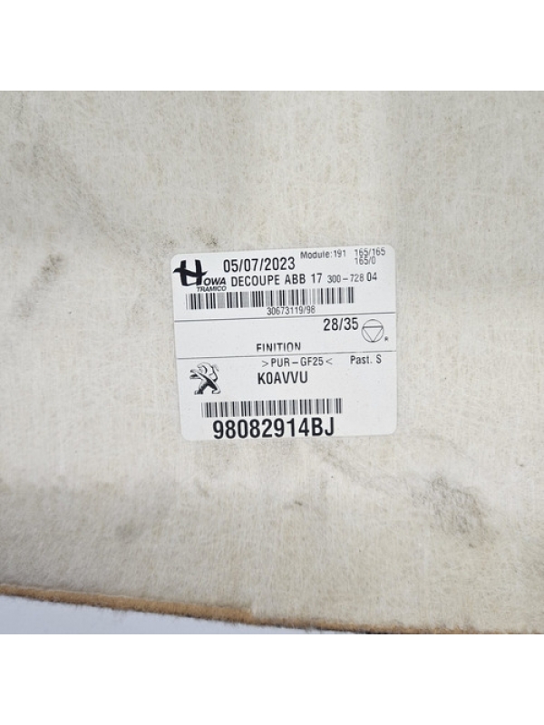 Forro De Teto Citroën Jumpy Expert 1.5 2018 2019 À 2023 2024