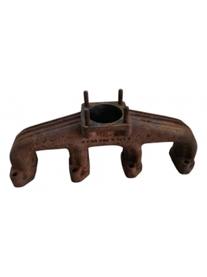 Coletor De Escape Motor Mwm 10x 4 Cilindros Aspirado Vw 7100