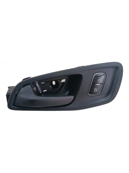 Maçaneta Interna Dianteira Esquerda Ford Transit 2023 2024 . Preto Dianteira