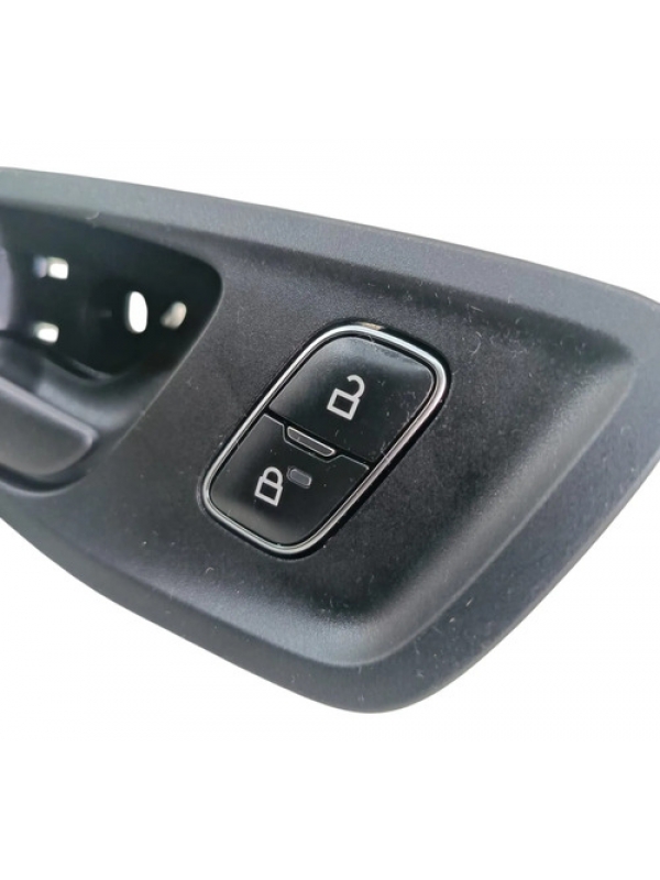 Maçaneta Interna Dianteira Esquerda Ford Transit 2023 2024 . Preto Dianteira