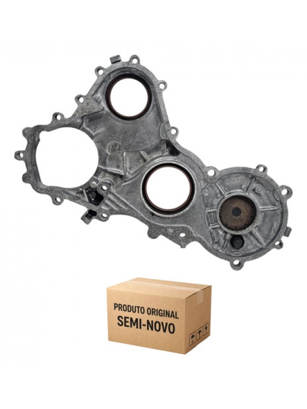 Tampa Frontal Distribuição Do Motor Renault Master 2005/2012 Prateado