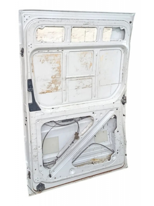 Porta Lateral Correr Mb Sprinter 415 2013 À 2019 Com Detalhe Traseira Direito Branco
