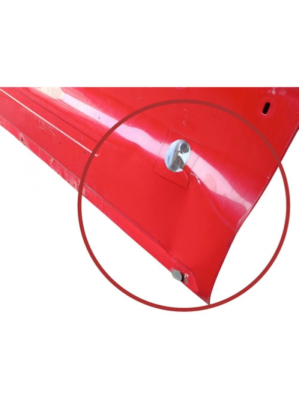 Porta De Correr Lado Esquerdo Iveco Daily 2009 À 2015 Traseira Esquerda Vermelho