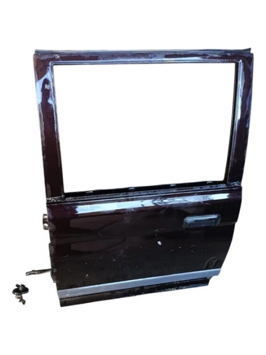 Porta Traseira Esquerda Mitsubishi L200 2006 À 2010 2011 Traseira Esquerda Azul-escuro