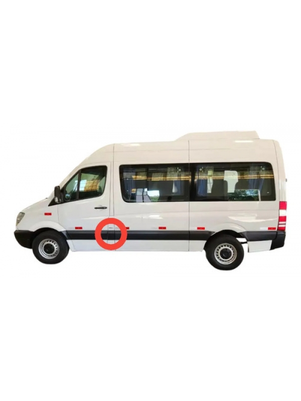 Friso Lateral Esquerdo Mb Sprinter 2.2 415 515 2013 À 2019. Preto