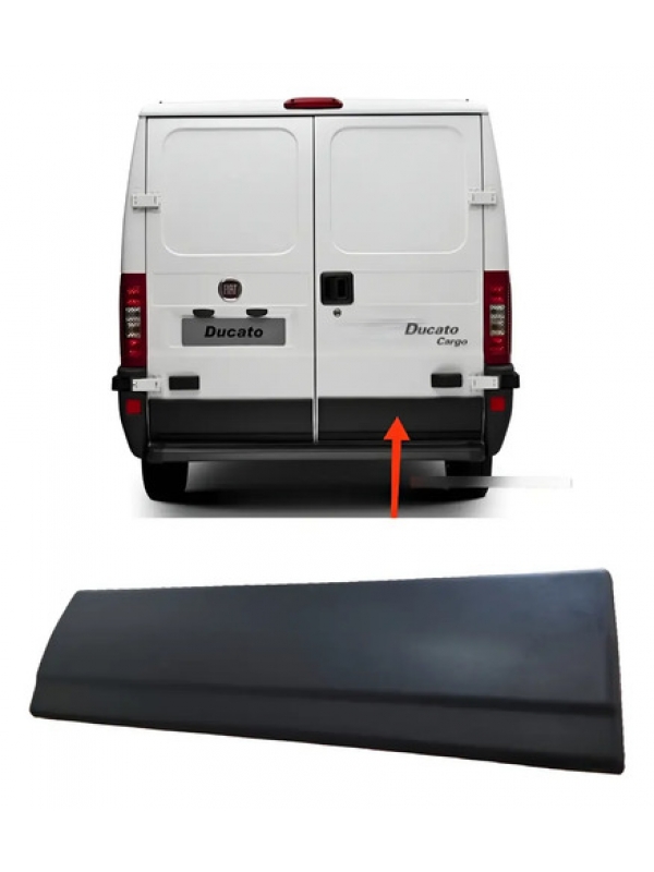 Friso Aplique Porta Traseira Direita Fiat Ducato 2006 À 2017 Preto
