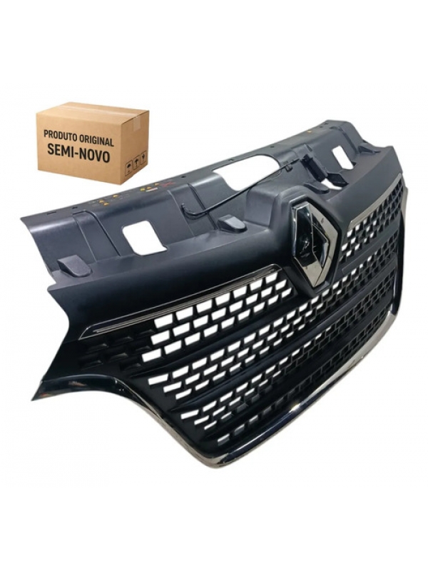 Grade Dianteira Renault Master 2.3 2023 2024 2025 Até 2026 . Preto Original