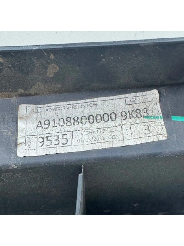 Grade Parachoque Mb Sprinter 416 516 417 517 2020 À 2026 Preto Original